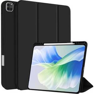 4smarts Folio Case Basic Tablet-Cover Apple iPad Pro 11 (M4, 2024) Book Cover Schwarz 