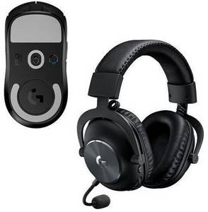 Logitech G Pro X Lightspeed Gaming Headset Black + Pro X Superlight Wireless PC Headset