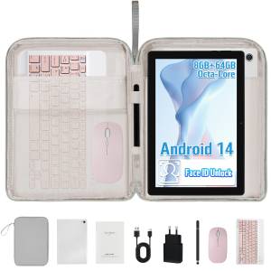 BUFO 10-Zoll-Tablet 5000mAh 800*1280 mit Maus, Tastatur und Stylus Tablet (10
