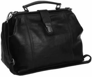 The Chesterfield Brand Wax Pull Up Shaun Doctors Case black (C48-1118-00) Aktenkoffer