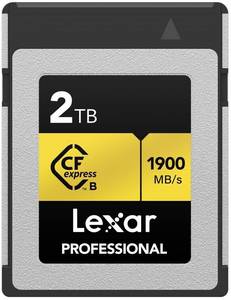 Lexar Gold Pro CFexpress Typ B 1900MB/s 2TB CFexpress Karte