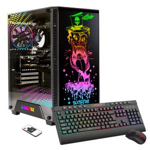 GameMax Rockstar 7446 Gaming-PC (AMD 7500F, RTX 4070, 32 GB RAM, 1000 GB SSD, Luftkühlung aktiv, Windows 11, DDR5 RAM) 