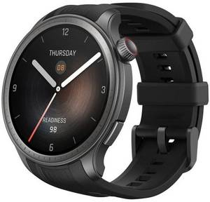 Amazfit Balance Digital 46 mm Smartwatch Rund 1200 h 323 ppi (Schwarz) 