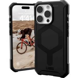 Urban Armor Gear Essential Armor MagSafe Case Backcover Apple iPhone 16 Pro Schwarz MagSafe kompatibel 