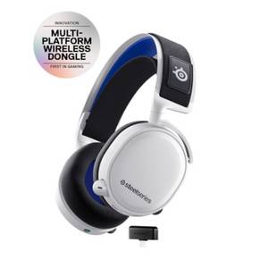 Steelseries Arctis 7P+ Kabelloses Gaming Headset für PlayStation 5 weiß 61471 