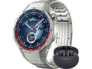  HUAWEI Watch GT5 Pro 46 MM + FreeBuds 5i Smartwatches Titan, 140-210 mm, Titan 