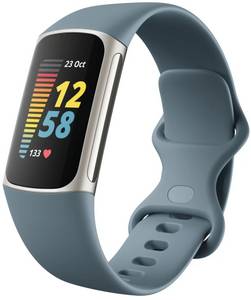 Fitbit Charge 5 Steel Blue/Platinum Fitness-Tracker