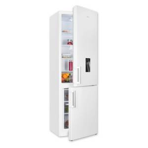 Exquisit Kühl-/Gefrierkombination KGC5265-70-H-WS-010E, 180 cm hoch, 55 cm breit, Wasserspender, 4*-Gefrieren, LED-Innenbeleuchtung, Glasablagen 