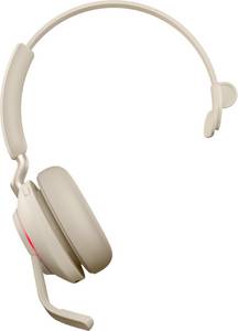 Jabra Evolve2 65 USB-A UC Mono beige Kopfbügel Headset