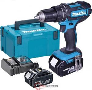 Makita DHP482RTJ Akku-Schlagbohrschrauber