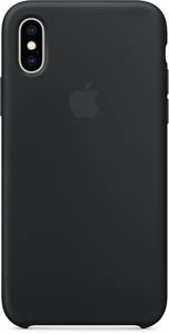 Apple Silikon Case (iPhone Xs) schwarz Handyhülle