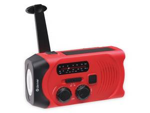 Denver UKW-Radio SCR-2010, Kurbel, Solar, Lampe 