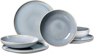 Ritzenhoff & Breker Tafelservice »Skagen Ston« (8-tlg), Porzellan, Reaktivglasur 