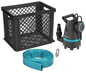 Gardena Hochwasser-Set »Basic«, Fördermenge: 10.500 l/h, 400 W - grau 