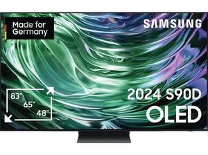  SAMSUNG GQ83S90D OLED TV (Flat, 83 Zoll / 211 cm, 4K, SMART TV, Tizen) 