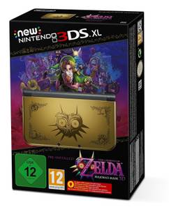 Nintendo New 3DS XL Limited gold inkl. Legend of Zelda: Majora's Mask 3D