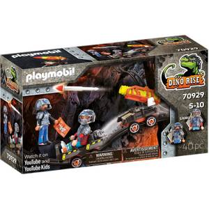 Playmobil 70929 Dino Mine Raketenkart, Konstruktionsspielzeug 