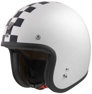 Bogotto Motowear Bogotto V541 Scacco weiß Jethelm