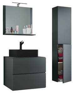 Vcm Waschtisch 4-tlg Waschtisch Badmöbel Lendas 60 cm L Schublade 