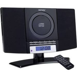 Denver MC-5220 Stereoanlage AUX, CD, UKW, Wandmontage Schwarz 