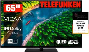 Telefunken D65Q850M8CWI QLED-Fernseher (164 cm/65 Zoll, 