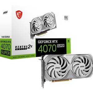 Msi GeForce RTX 4070 Super 12GB VENTUS 2X White OC Grafikkarte 3xDP/HDMI 