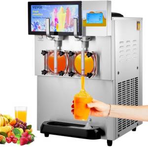 VEVOR Slush Maschine 8l+4l 1200W (FBXXRJYSGOC8L869BV2) Gastro-Eismaschine