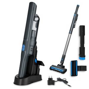 Medion P200 Akku-Stielstaubsauger mit 20 kPA Saugleistung grau 