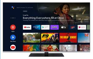 Telefunken QU65AN900M QLED-Fernseher (164 cm/65 Zoll, 4K Ultra HD, Android TV, Smart TV, HDR Dolby Vision, Triple-Tuner, Bluetooth, Dolby Atmos) 