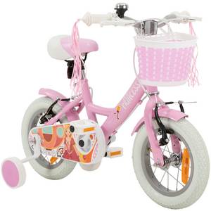 Actionbikes Motors Actionbikes Kinderfahrrad Princess, 12 Zoll, rosa,...