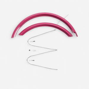 Btwin Schutzblech-Set 20 Zoll Original 500 (paarweise. ohne Schrauben) rosa 