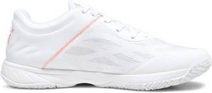 Puma Accelerate Turbo Hallenschuhe weiß fire orchid helllila Handballschuhe