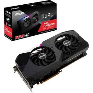  Asus Grafikkarte AMD Radeon RX 6700 XT Dual 12 GB GDDR6-RAM PCIe x16 HDMI®, DisplayPort 