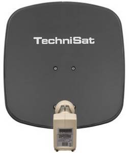 Technisat DigiDish 45 Universal-Twin-LNB Satellitenantenne grau 