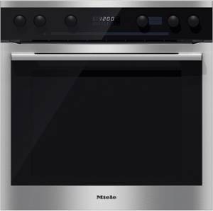 Miele H 6166 E Einbau Elektro-Herd edelstahl/cleansteel / A+ Elektroherd