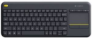 Logitech K400 Plus Wireless Touch Tastatur (black)(CH) Wireless Tastatur