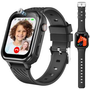 Yuede Kinder Smartwatch, GPS Tracker Kinder, Smartwatch (Kinder Smartwatch mit GPS und 4G Telefon, SOS, WiFi, HD Videoanruf, Kamera, Schulmodus, cm/1,83 Zoll) IPS-Farb-HD-Touchscreen, IPX7 Wasserdichte Kinderuhr, Kinder Watch für Mädchen Jungen 3-16 Jahre 