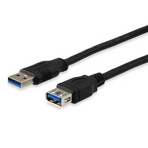 Equip 128399 USB 3.0 A auf A Verlängerungskabel Stecker auf Buchse, 3,0m, 5Gbps USB-Kabel