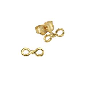 Celesta Ohrstecker 375/- Gelbgold Infinity 