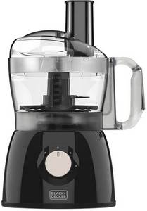 Black & Decker Food Processor 600W Schwarz ES9250080B Multifunktions-Küchenmaschine