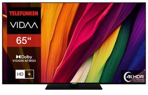 Telefunken XU65VP750M LCD-LED Fernseher (164 cm/65 Zoll, 4K Ultra HD, VIDAA Smart TV, VIDAA Smart TV, HDR Dolby Vision, Triple-Tuner, 6 Monate HD) 