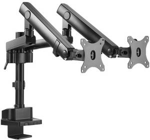 V7 Videoseven V7 Dual Monitor Mount Professional Touch Adjust Dual Monitorhalterung