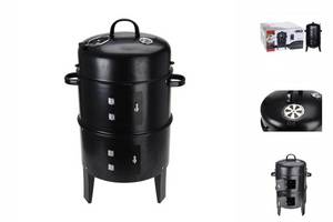 Bigbuy Holzkohlegrill Grill Schwarz Ø 47 x 78 cm 