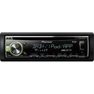 Pioneer DEH-X6800DAB Autoradio DAB+ Tuner, Anschluss für Lenkradfernbedienung Anzahl Senderspeicher 18