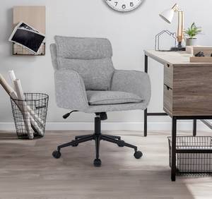 Home Deluxe Bürostuhl aus Webstoff CORA, Versch. Ausführungen - grau 