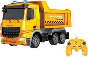 Lexibook Crosslander® pro RC Dump truck - ferngesteuerter Kipplaster, Lichteffekte, Kipper [01:24] gelb 