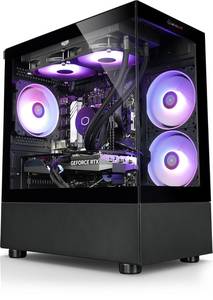 Kiebel InvaderXS Gaming-PC (AMD Ryzen 7 AMD Ryzen 7 9700X, RX 9070, 32 GB RAM, 1000 GB SSD, Wasserkühlung, WLAN, ARGB-Beleuchtung) 