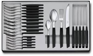 Victorinox Swiss Modern 24-teilig schwarz Besteckset