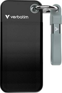 Verbatim Pocket SSD 2TB schwarz/grau externe SSD-Festplatte