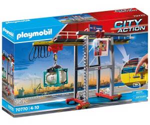 Playmobil ® City Action Portalkran mit Containern 70770 